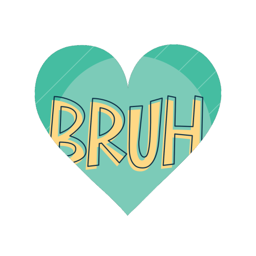 BRUH - Magnet by Bev O'Connor