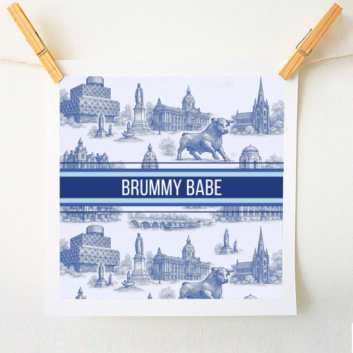 Brummy Babe - A1 - A4 art print by Lilly Rose