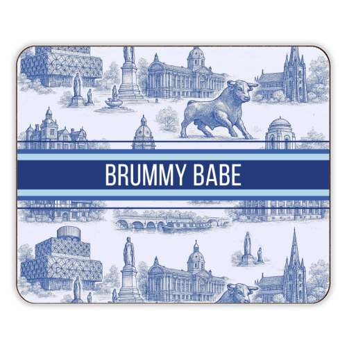 Brummy Babe - designer placemat by Lilly Rose