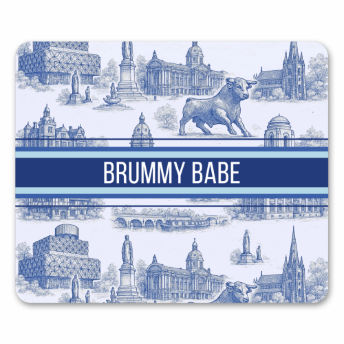 Brummy Babe - mouse mat by Lilly Rose