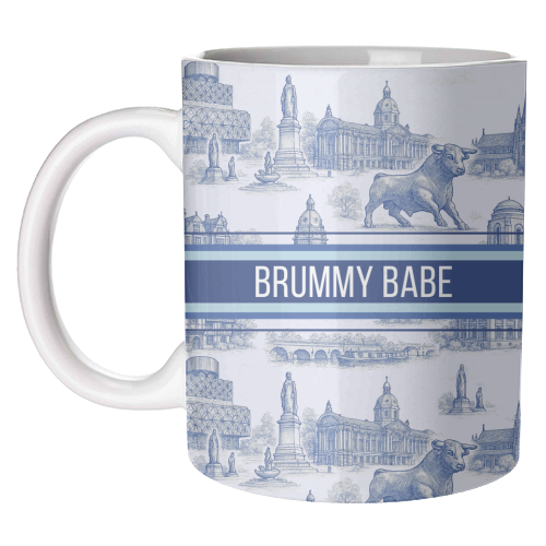 Brummy Babe - unique mug by Lilly Rose