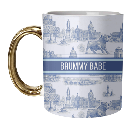 Brummy Babe - unique mug by Lilly Rose
