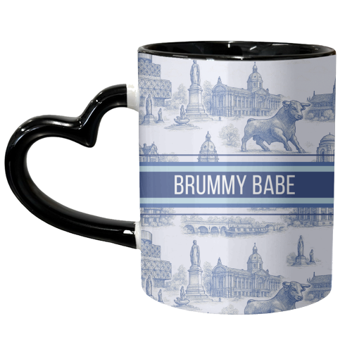 Brummy Babe - unique mug by Lilly Rose