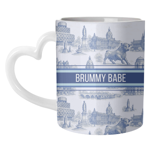 Brummy Babe - unique mug by Lilly Rose