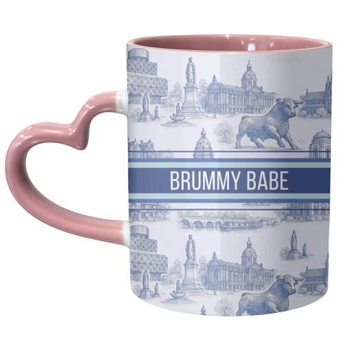 Brummy Babe - unique mug by Lilly Rose