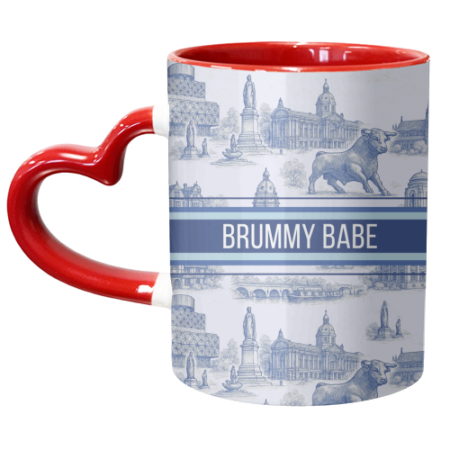 Brummy Babe - unique mug by Lilly Rose