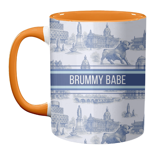 Brummy Babe - unique mug by Lilly Rose