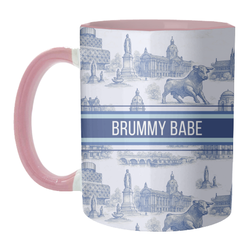 Brummy Babe - unique mug by Lilly Rose