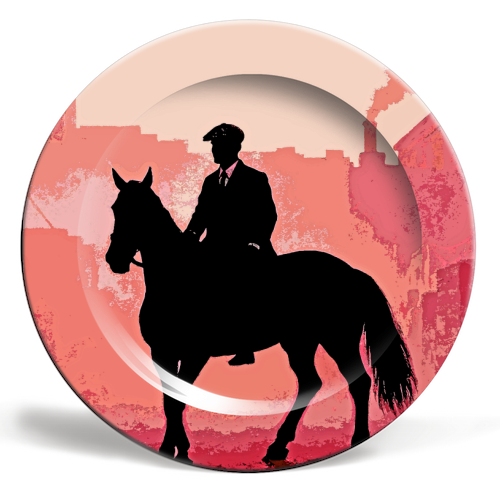 Brummy Blinder - ceramic dinner plate by AP