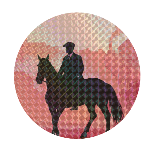 Brummy Blinder - Circle Sticker by AP