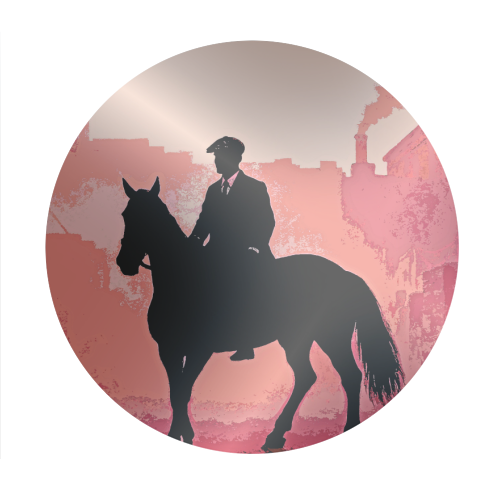 Brummy Blinder - Circle Sticker by AP