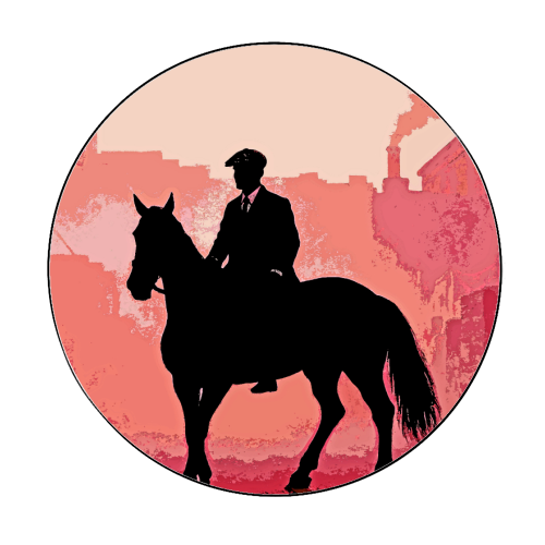 Brummy Blinder - Circle Sticker by AP