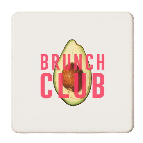 Brunch Club - personalised beer coaster by The 13 Prints