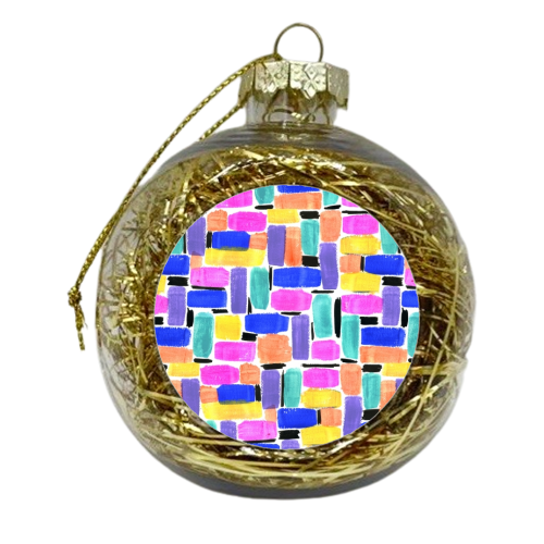 Brush art - xmas bauble by Colour Pop Prints