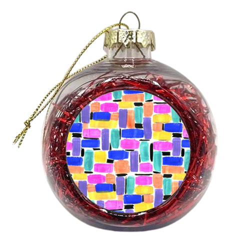 Brush art - xmas bauble by Colour Pop Prints