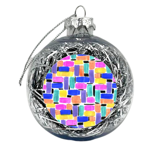 Brush art - xmas bauble by Colour Pop Prints