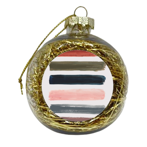 Brush strokes - xmas bauble by lauradidthis