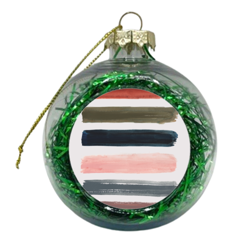 Brush strokes - xmas bauble by lauradidthis