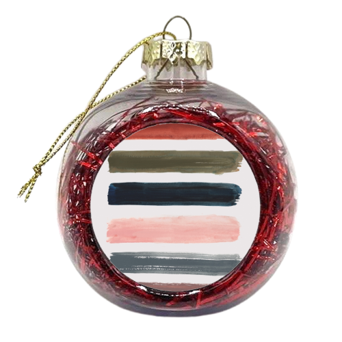 Brush strokes - xmas bauble by lauradidthis