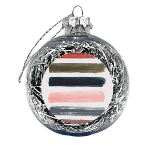 Brush strokes - xmas bauble by lauradidthis