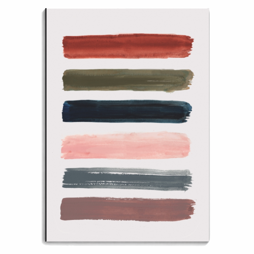 Brush strokes - personalised A4, A5, A6 notebook by lauradidthis