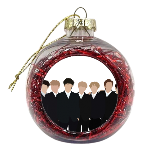 BTS - xmas bauble by Pink and Pip