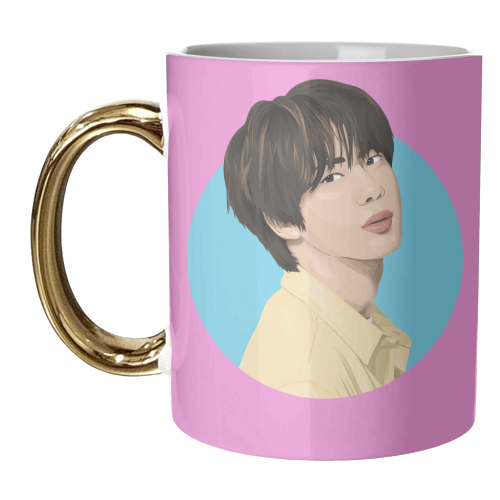 BTS JIN - unique mug by Pink and Pip