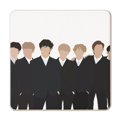 BTS - personalised beer coaster by Pink and Pip