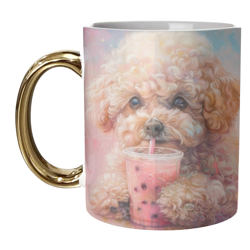 Bubble Tea Time - unique mug by DejaReve