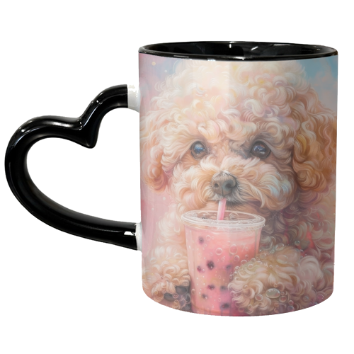 Bubble Tea Time - unique mug by DejaReve