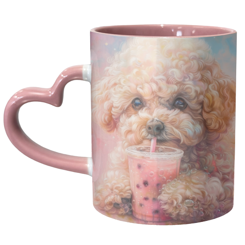 Bubble Tea Time - unique mug by DejaReve