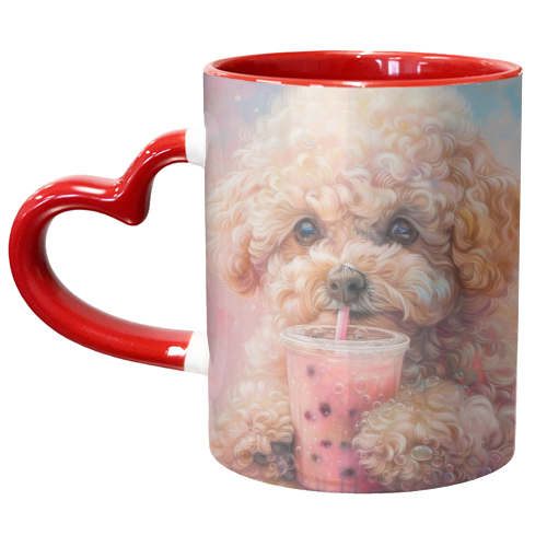 Bubble Tea Time - unique mug by DejaReve