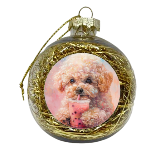 Bubble Tea Time - xmas bauble by DejaReve