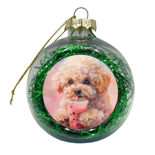 Bubble Tea Time - xmas bauble by DejaReve