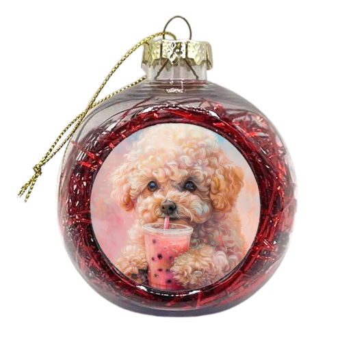 Bubble Tea Time - xmas bauble by DejaReve
