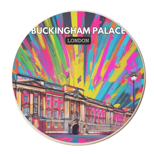 BUCKINGHAM PALACE - personalised beer coaster by AP