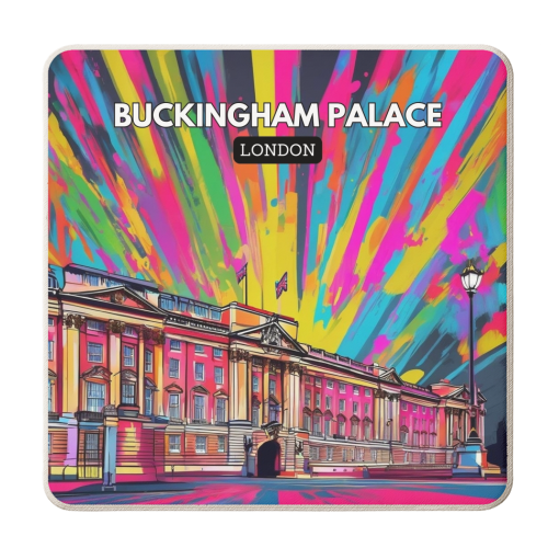 BUCKINGHAM PALACE - personalised beer coaster by AP