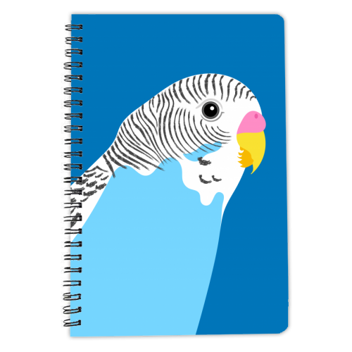 Budgie - personalised A4, A5, A6 notebook by Adam Regester