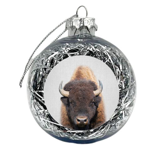 Buffalo - Colorful - xmas bauble by Gal Design