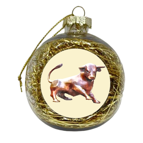Bull Ring Bull - xmas bauble by AP
