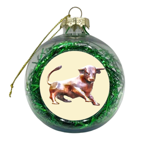 Bull Ring Bull - xmas bauble by AP