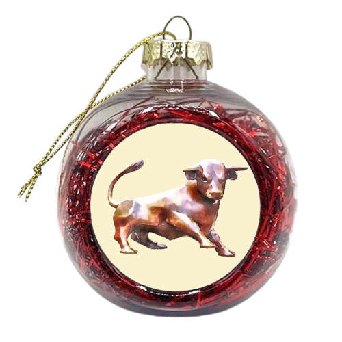 Bull Ring Bull - xmas bauble by AP