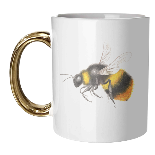 Bumble Bee - unique mug by MO LEA