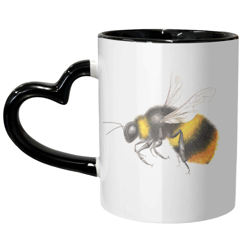 Bumble Bee - unique mug by MO LEA