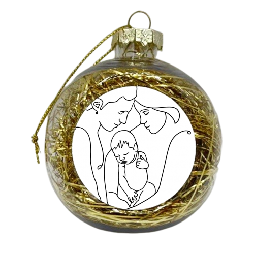 Bundle of Joy - xmas bauble by Uma Prabhakar Gokhale