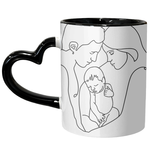 Bundle of Joy - unique mug by Uma Prabhakar Gokhale