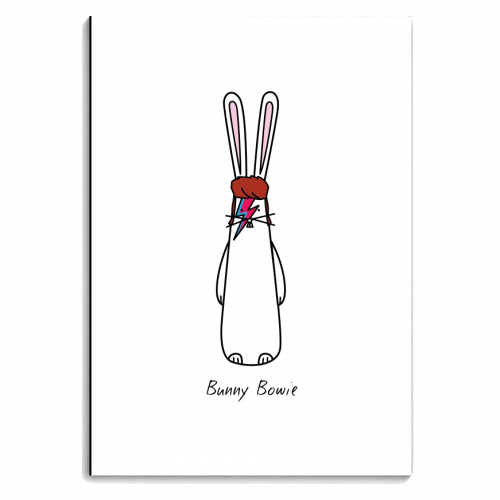Bunny Bowie - personalised A4, A5, A6 notebook by Hoppy Bunnies