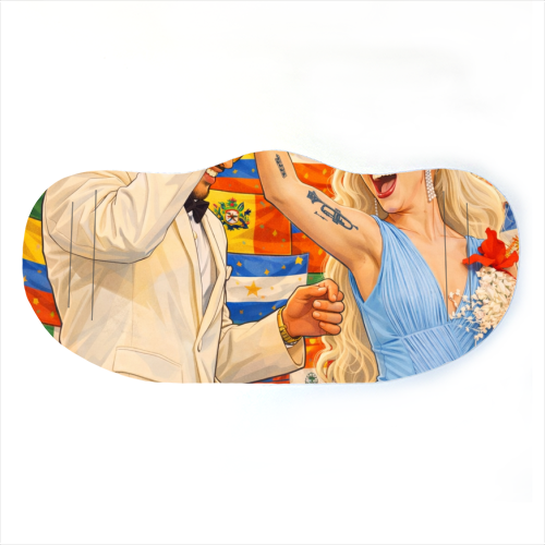 Bunny Gaga Dance - face cover mask by Ms Doodle