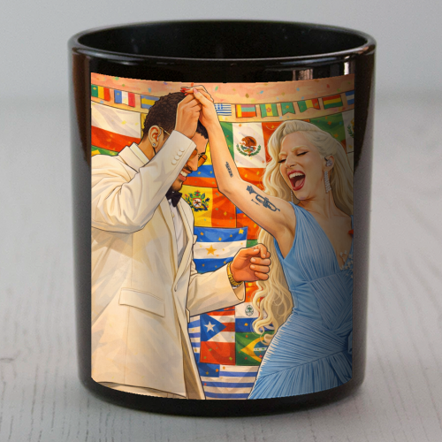 Bunny Gaga Dance - scented candle by Ms Doodle