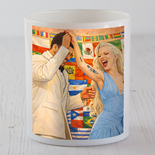 Bunny Gaga Dance - scented candle by Ms Doodle